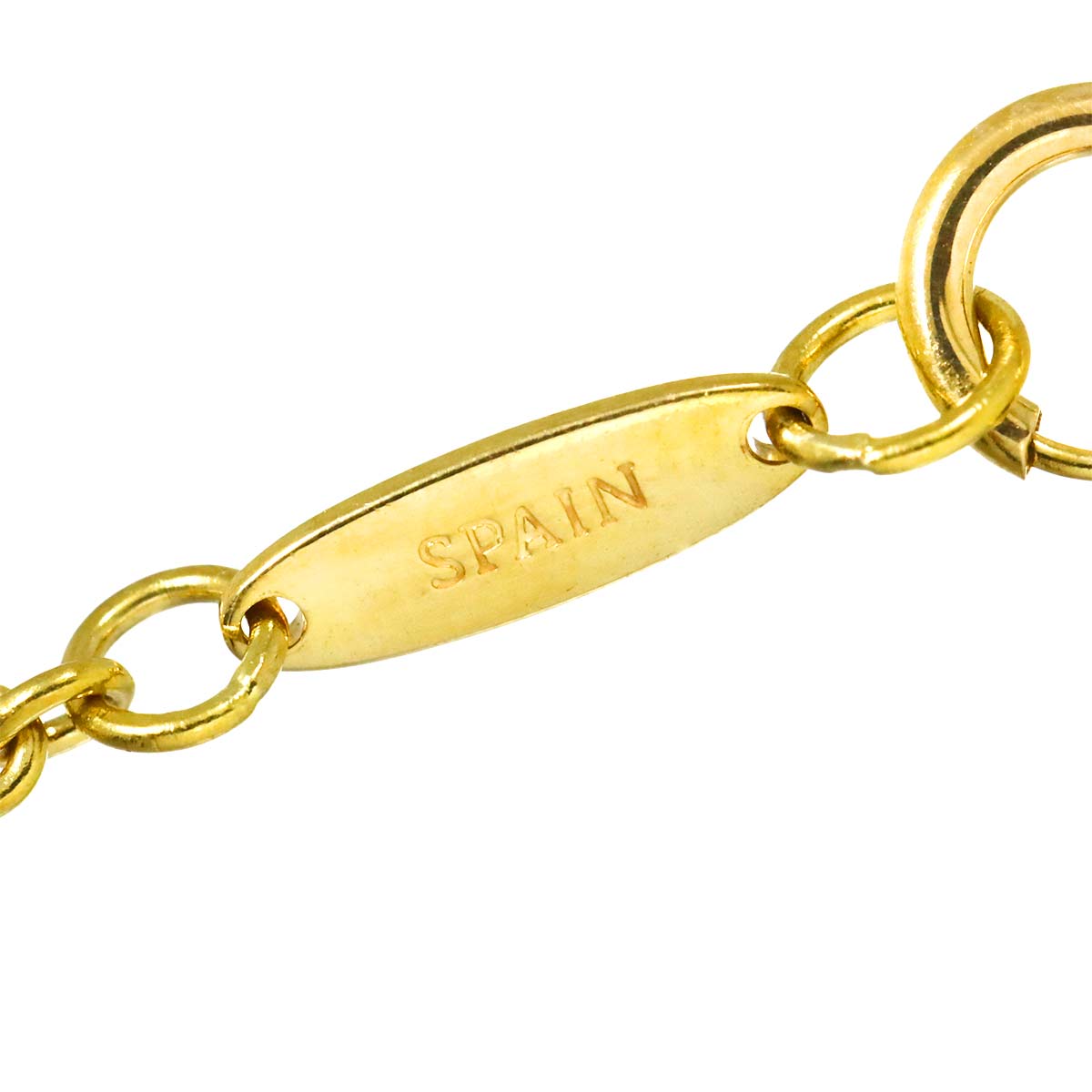 Open Heart Freshwater cultured pearl Necklace 18K YG 750