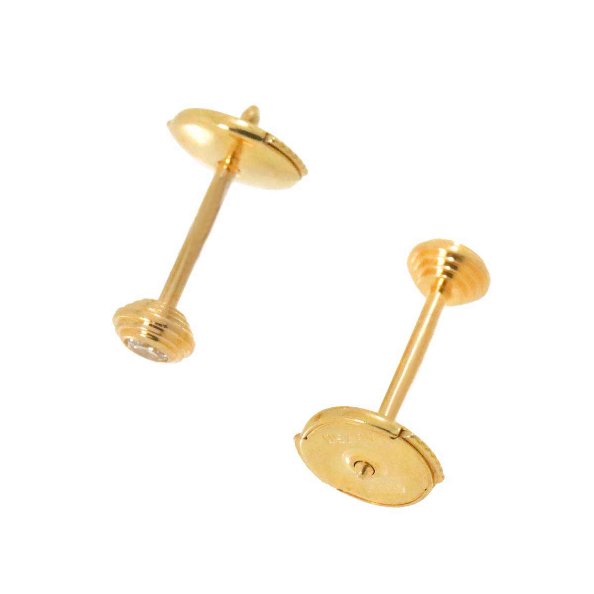 d Amour XS Diamond Earrings Pierced 18K YG 750