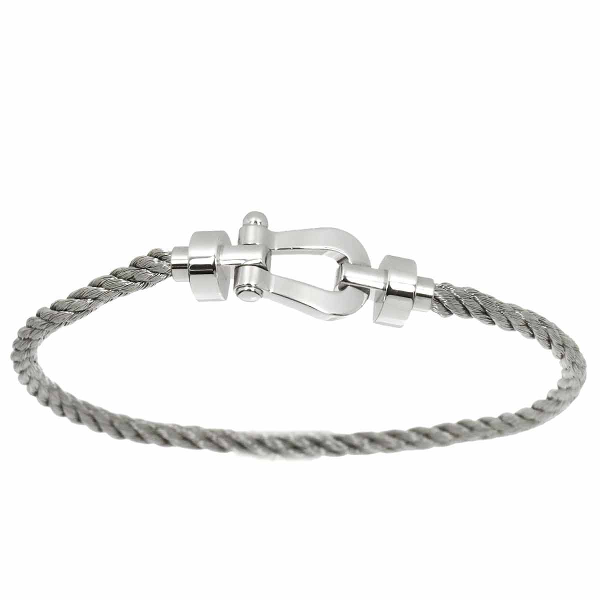 Force 10 MM Bracelet 18K WG 750 Steel size15