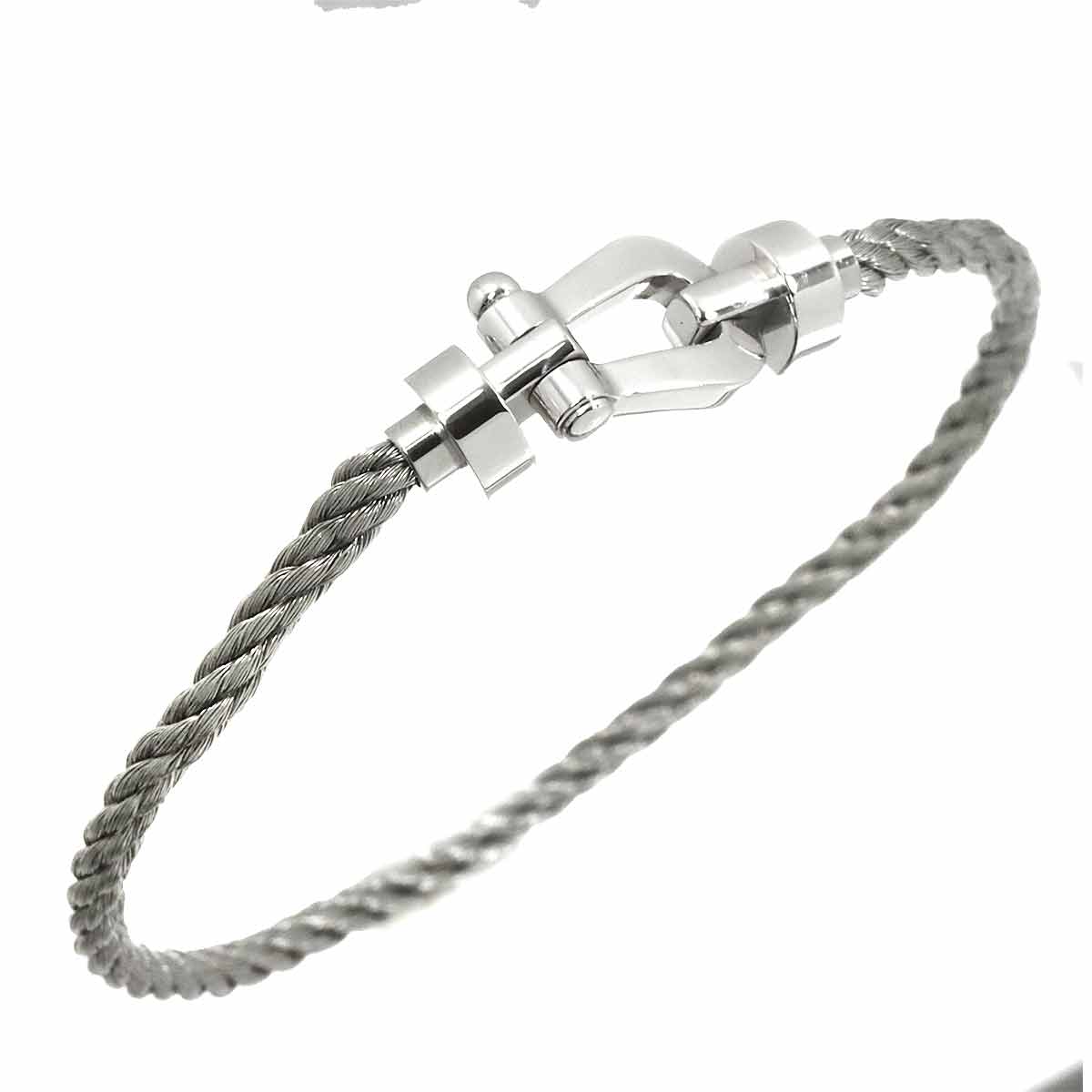 Force 10 MM Bracelet 18K WG 750 Steel size15