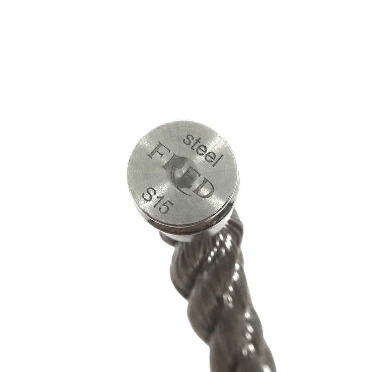 Force 10 MM Bracelet 18K WG 750 Steel size15