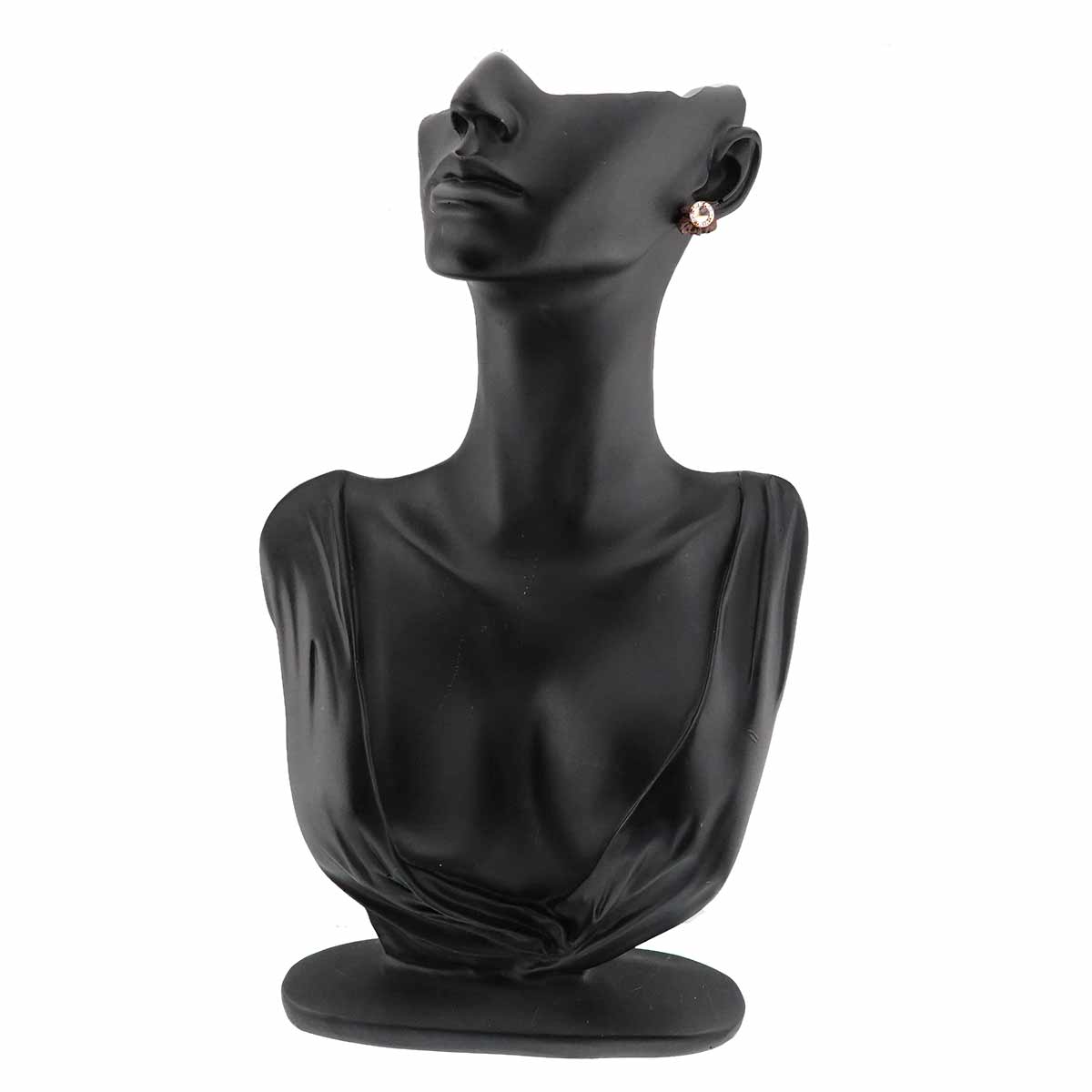 Moonstone Diamond Earrings Pierced 18K Pink Gold 750