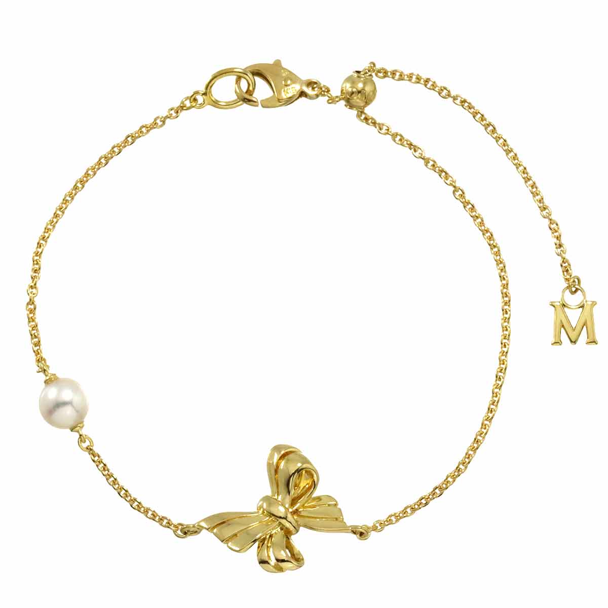 Akoya Pearl 5.2mm Bracelet 18K YG 750