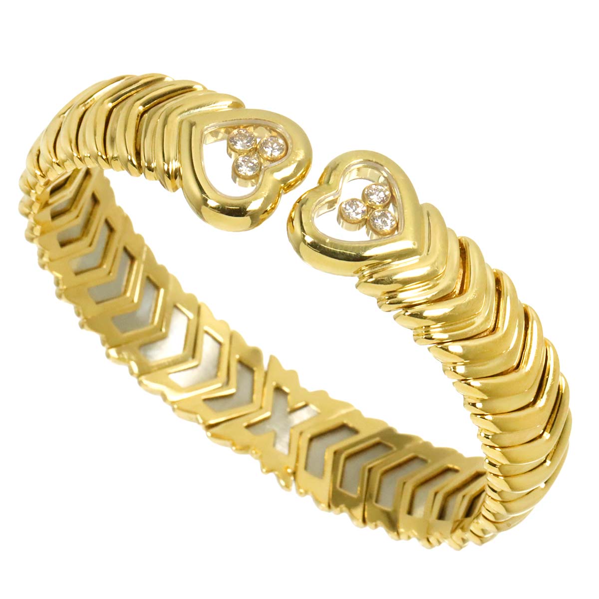 Happy Diamond Bracelet 18K YG Yellow Gold 750
