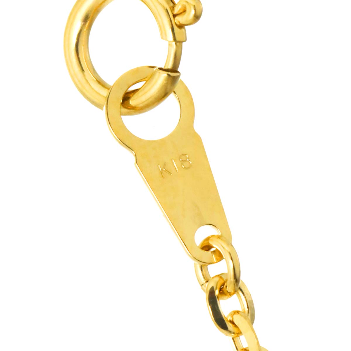 Diamond 0.18ct Necklace 18K YG Yellow Gold 750