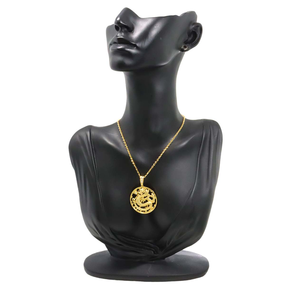 Diamond 0.18ct Necklace 18K YG Yellow Gold 750