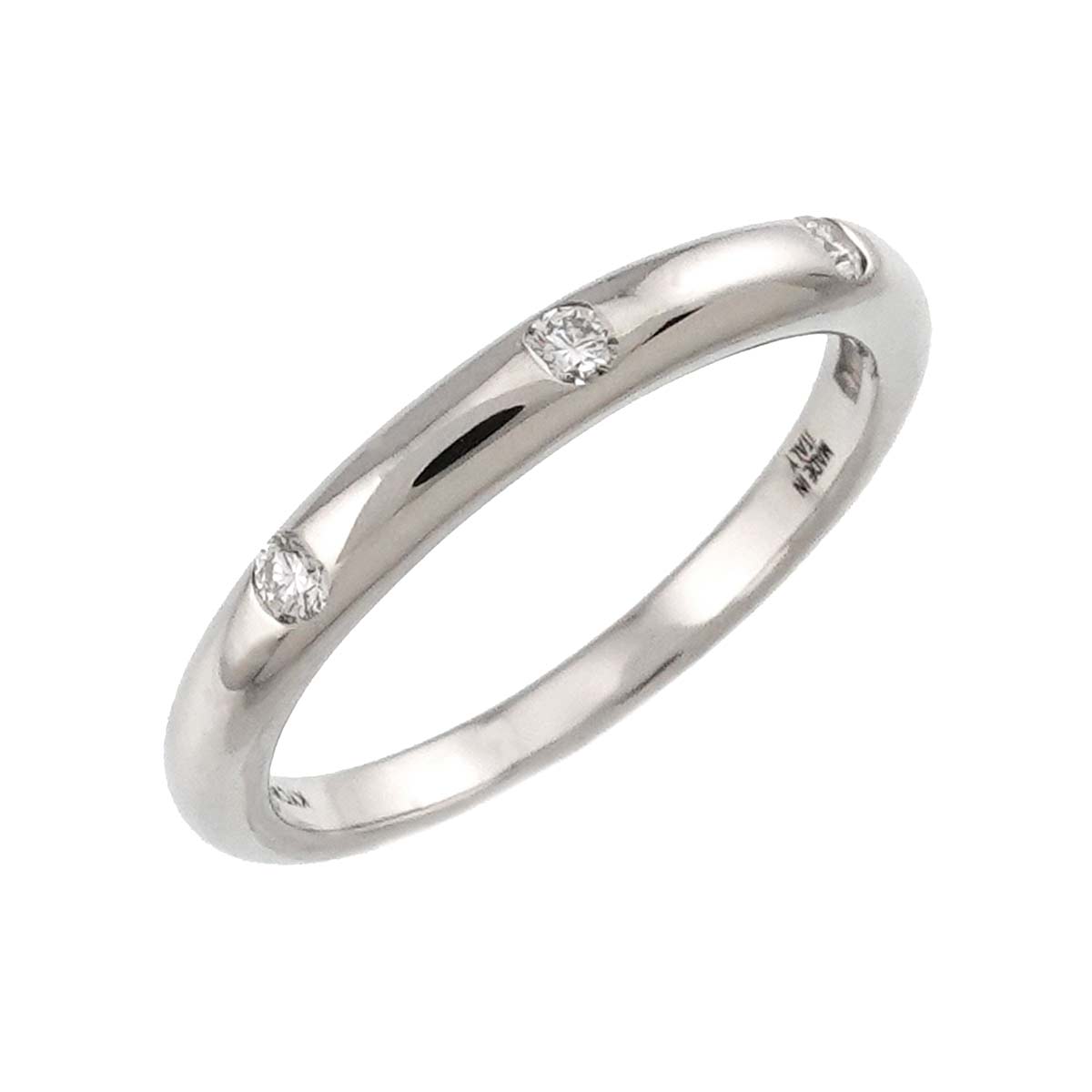 Fedi Diamond 3P Ring Platinum Size4(US)