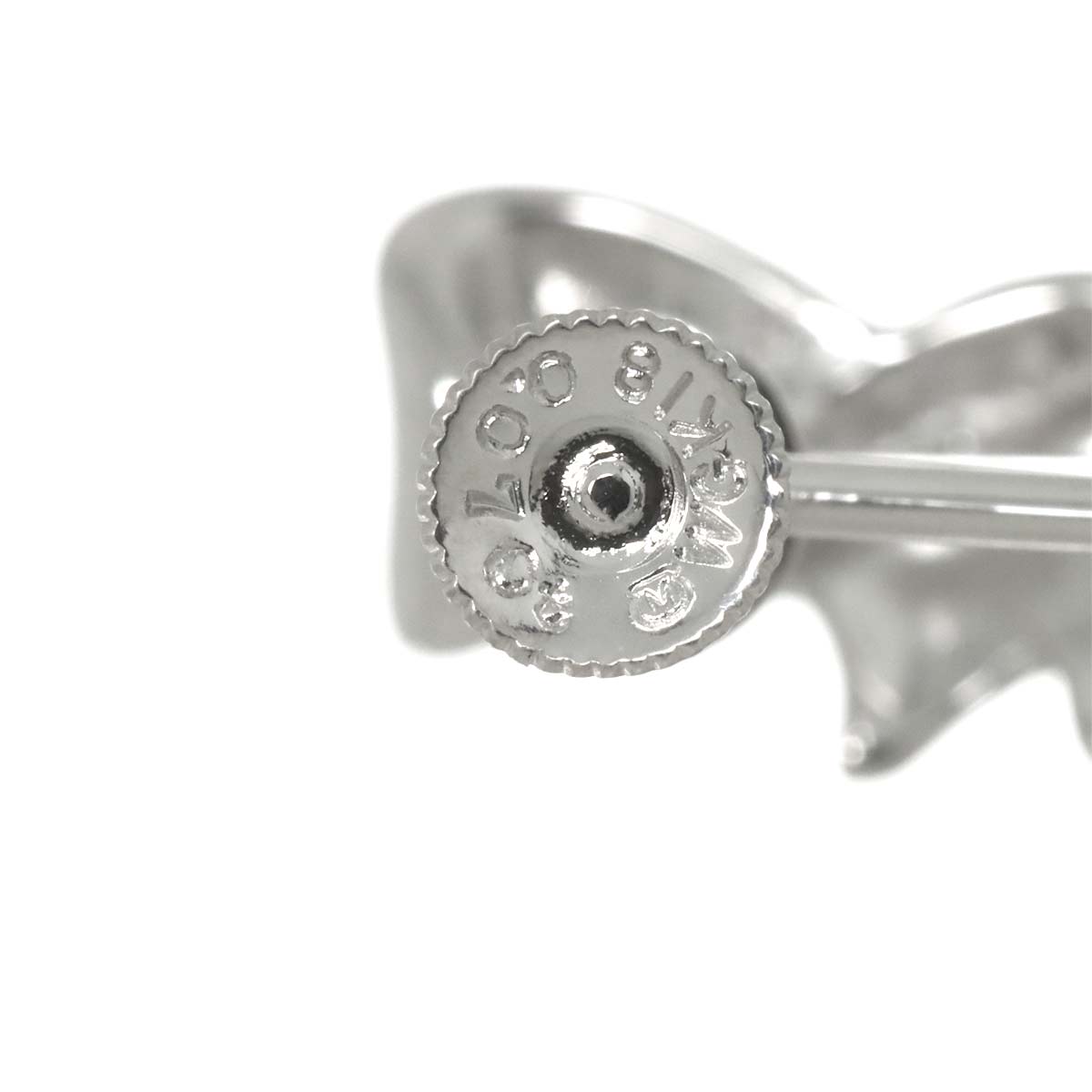 Diamond 0.07ct/0.07ct Earrings 18K White Gold 750