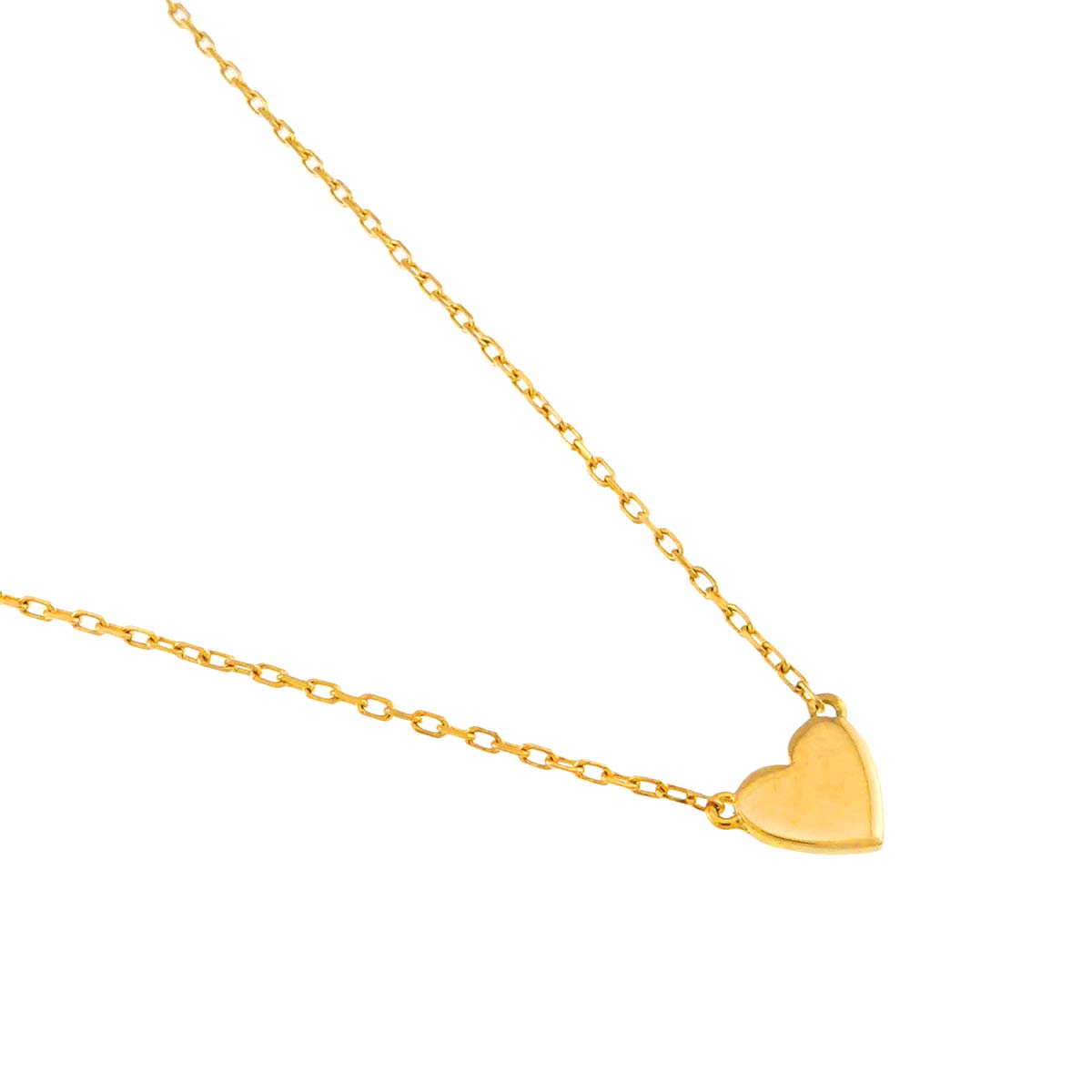 Heart Necklace 18K Yellow Gold 750
