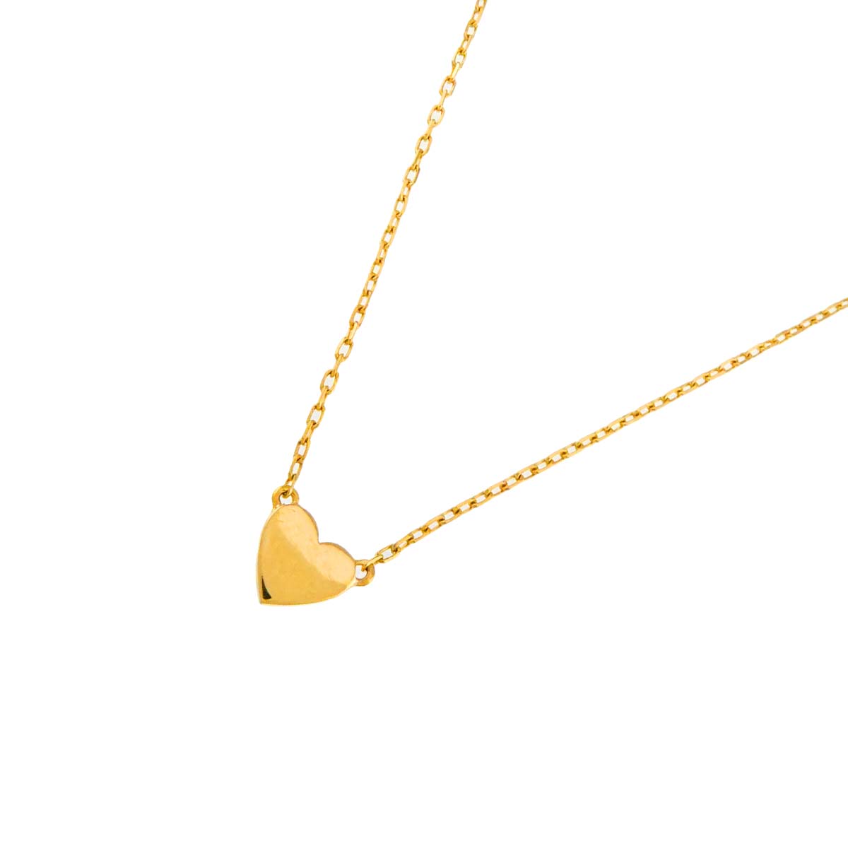 Heart Necklace 18K Yellow Gold 750