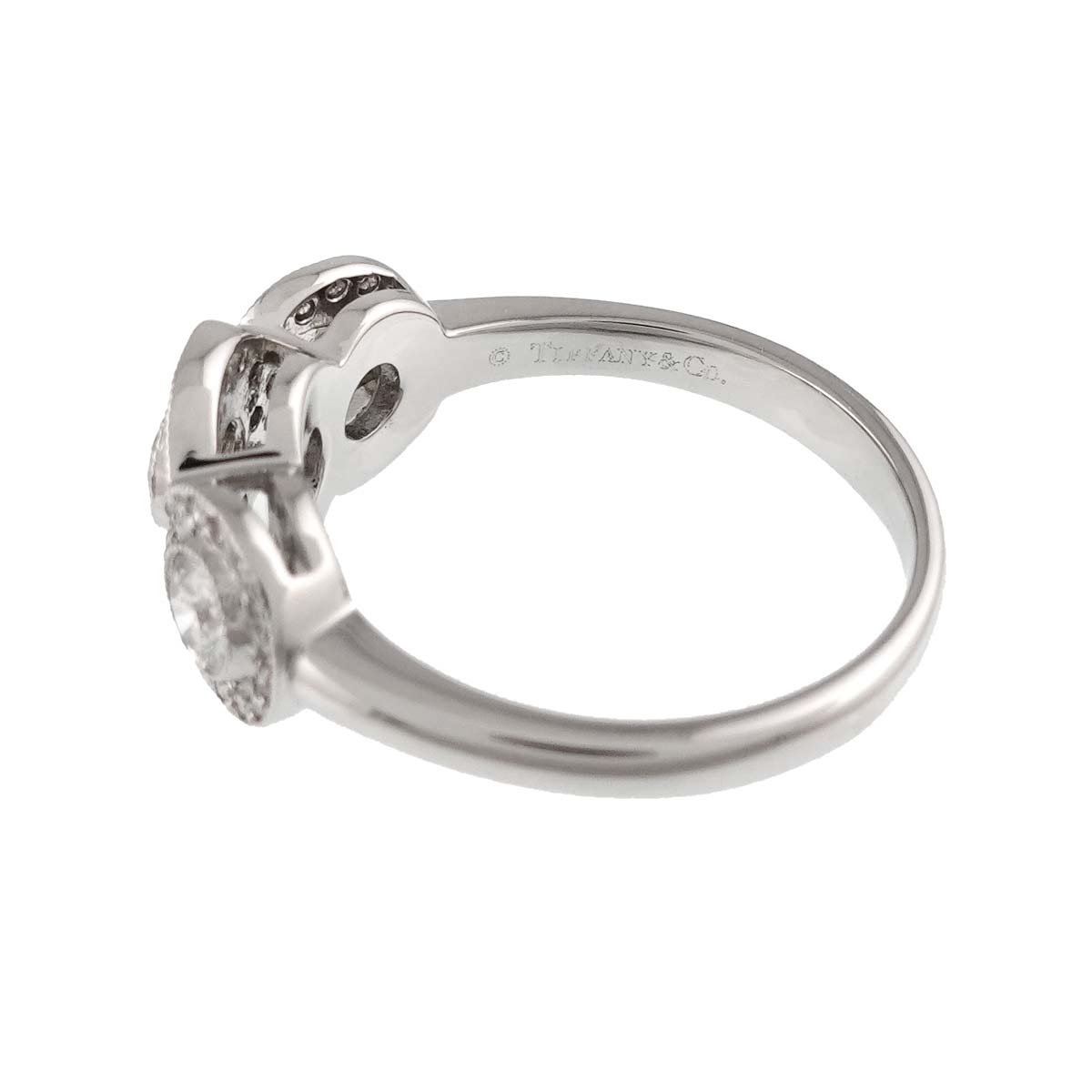 Diamond Ring Pt Platinum size5.5-5.75(US)