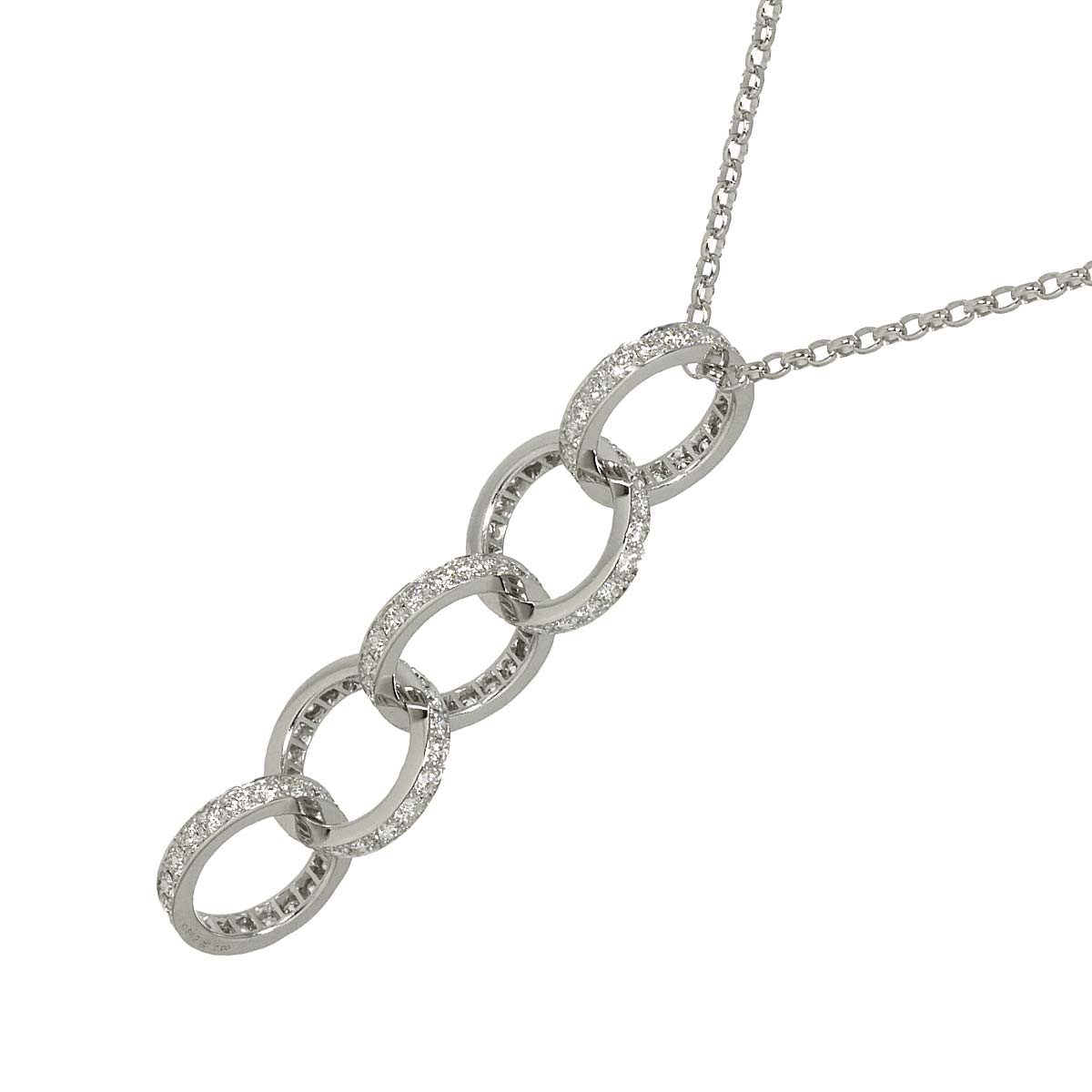Diamond 2.00ct Necklace 18K WG 750