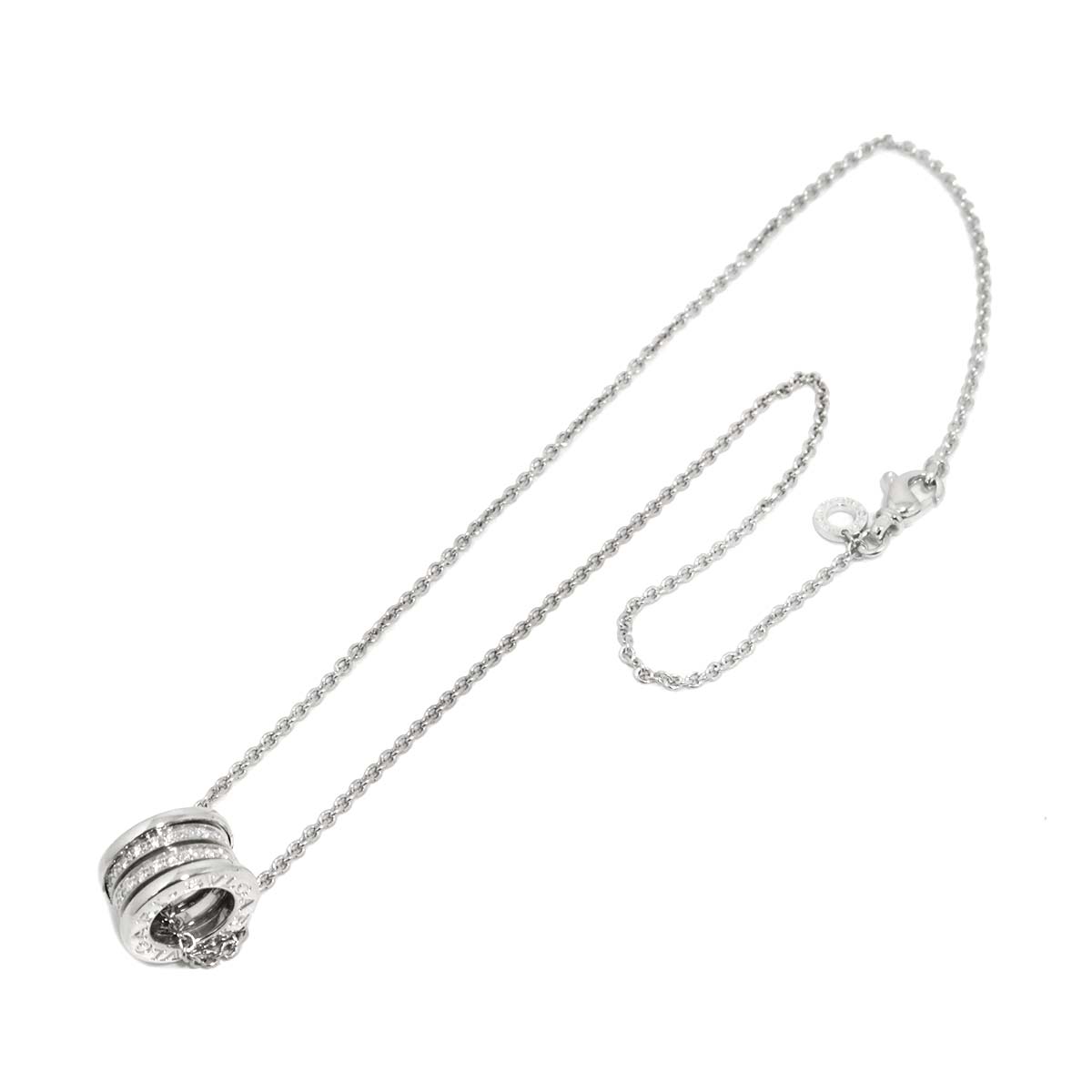 B-ZERO1 Diamond Necklace 18K WG White Gold 750