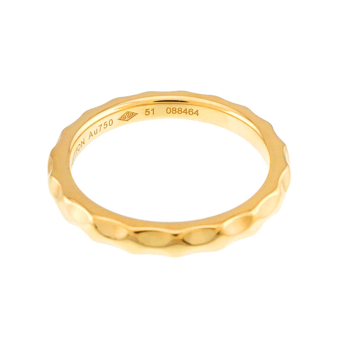Alliance Monogram Ring 18K YG 750 Size51 5.5-5.75(US)