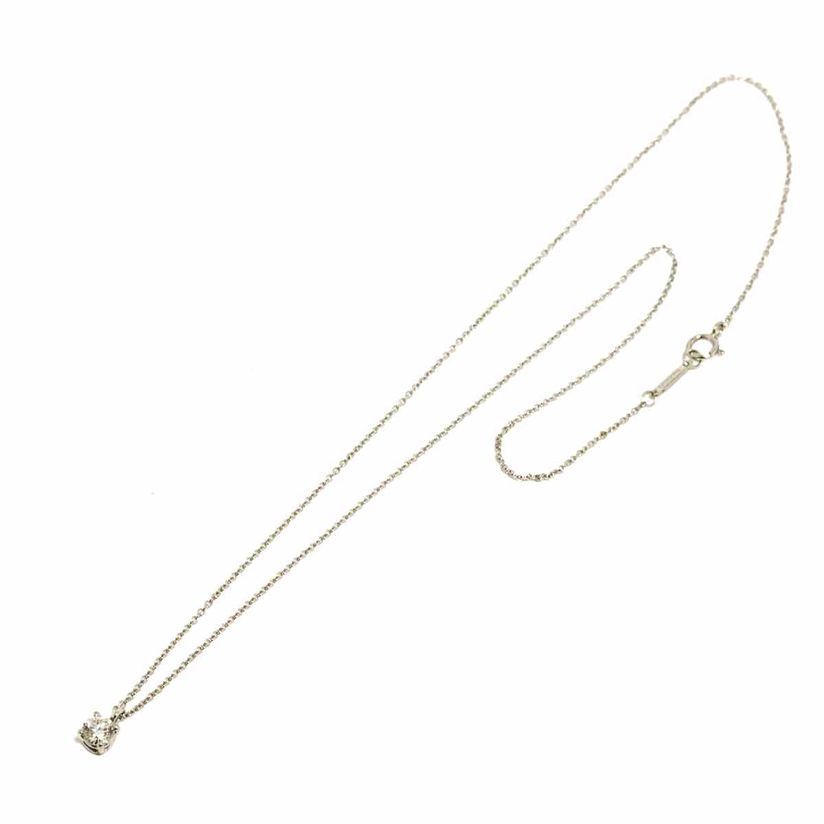 Diamond 0.32ct I/VS1/3EX Necklace Platinum