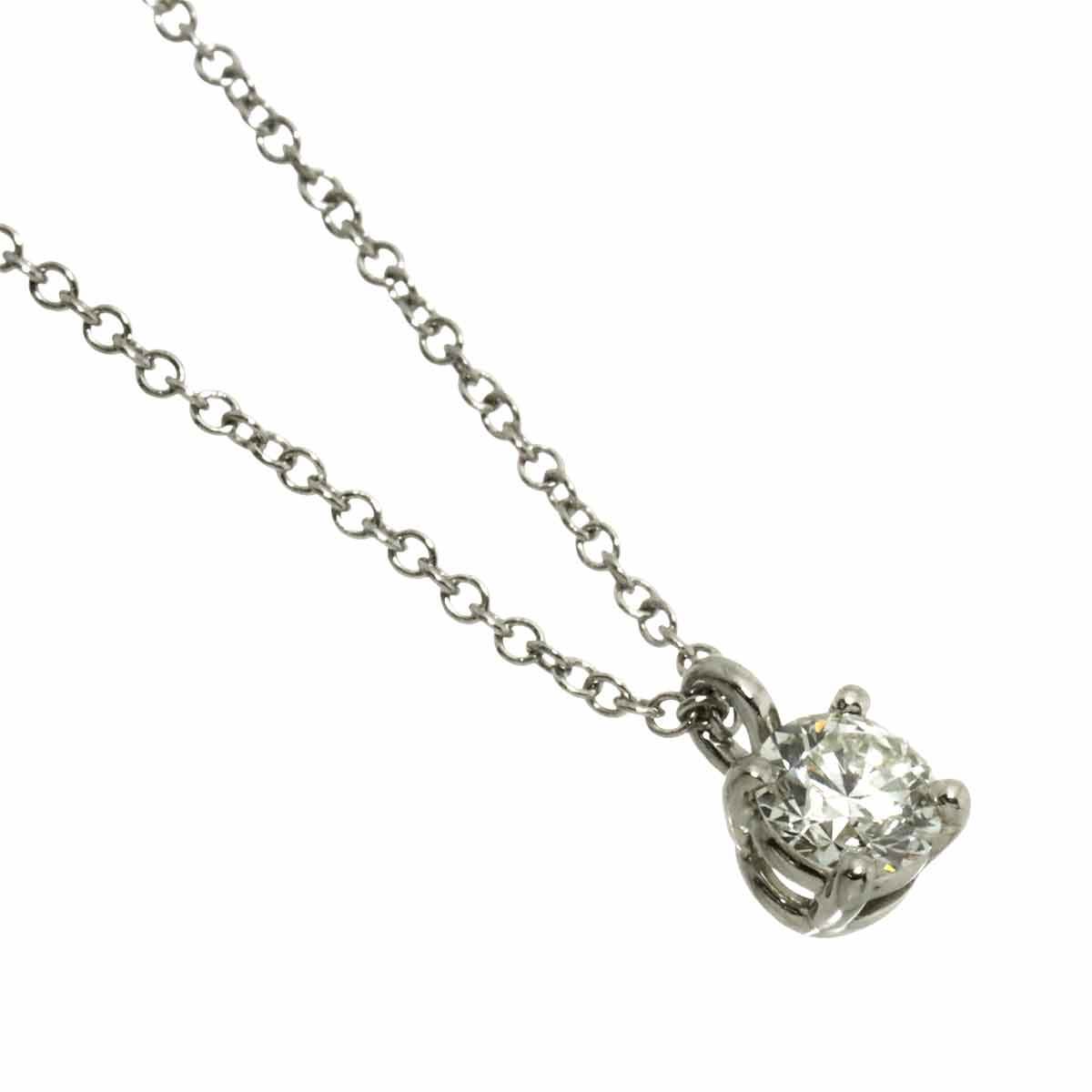 Diamond 0.32ct I/VS1/3EX Necklace Platinum