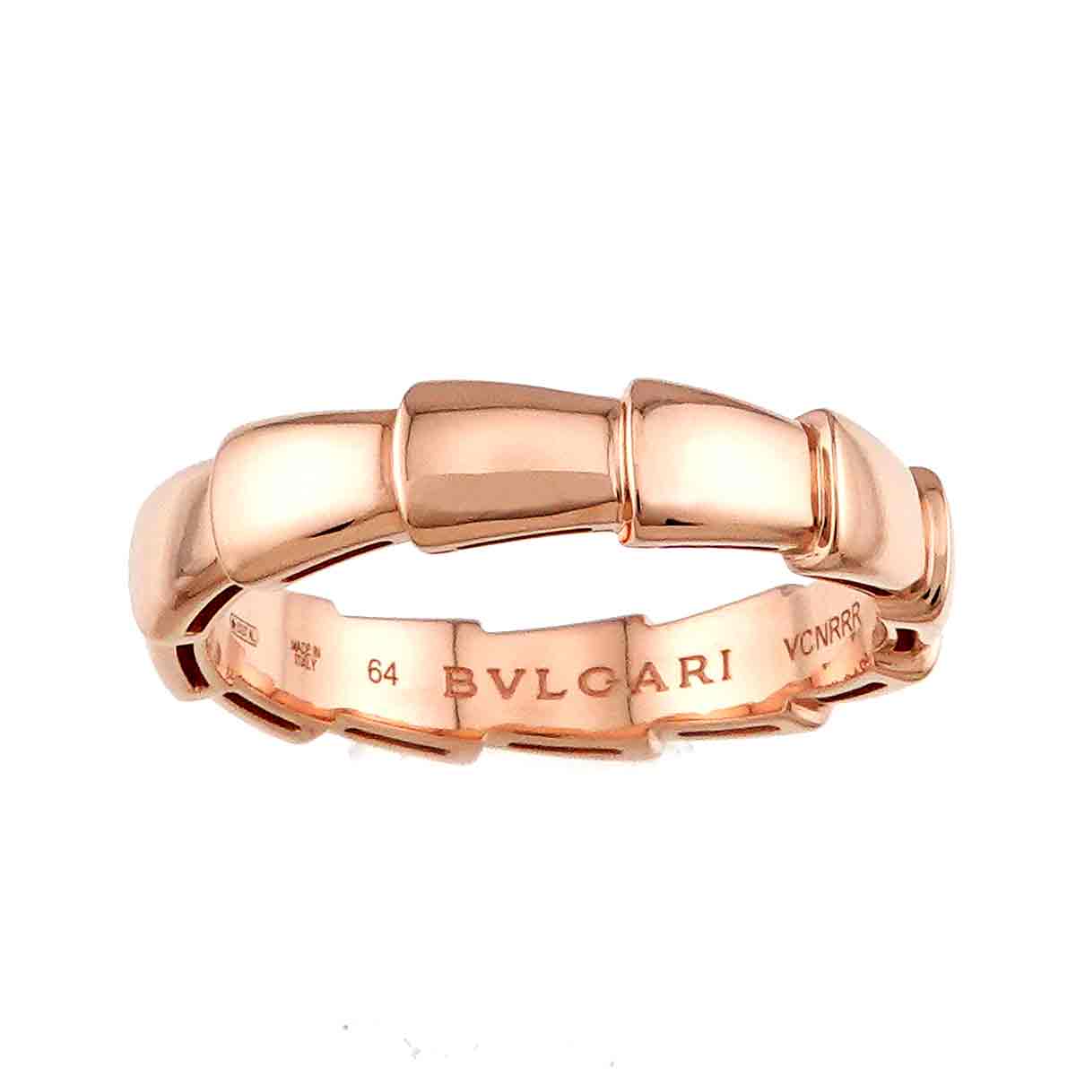 Serpenti Viper Ring 18K PG 750 size64 10.25-10.5(US)