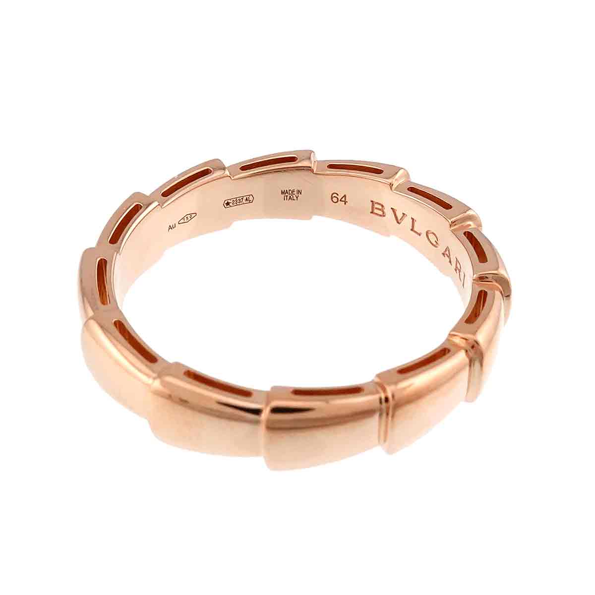 Serpenti Viper Ring 18K PG 750 size64 10.25-10.5(US)