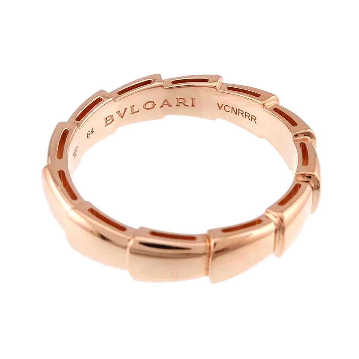 Serpenti Viper Ring 18K PG 750 size64 10.25-10.5(US)