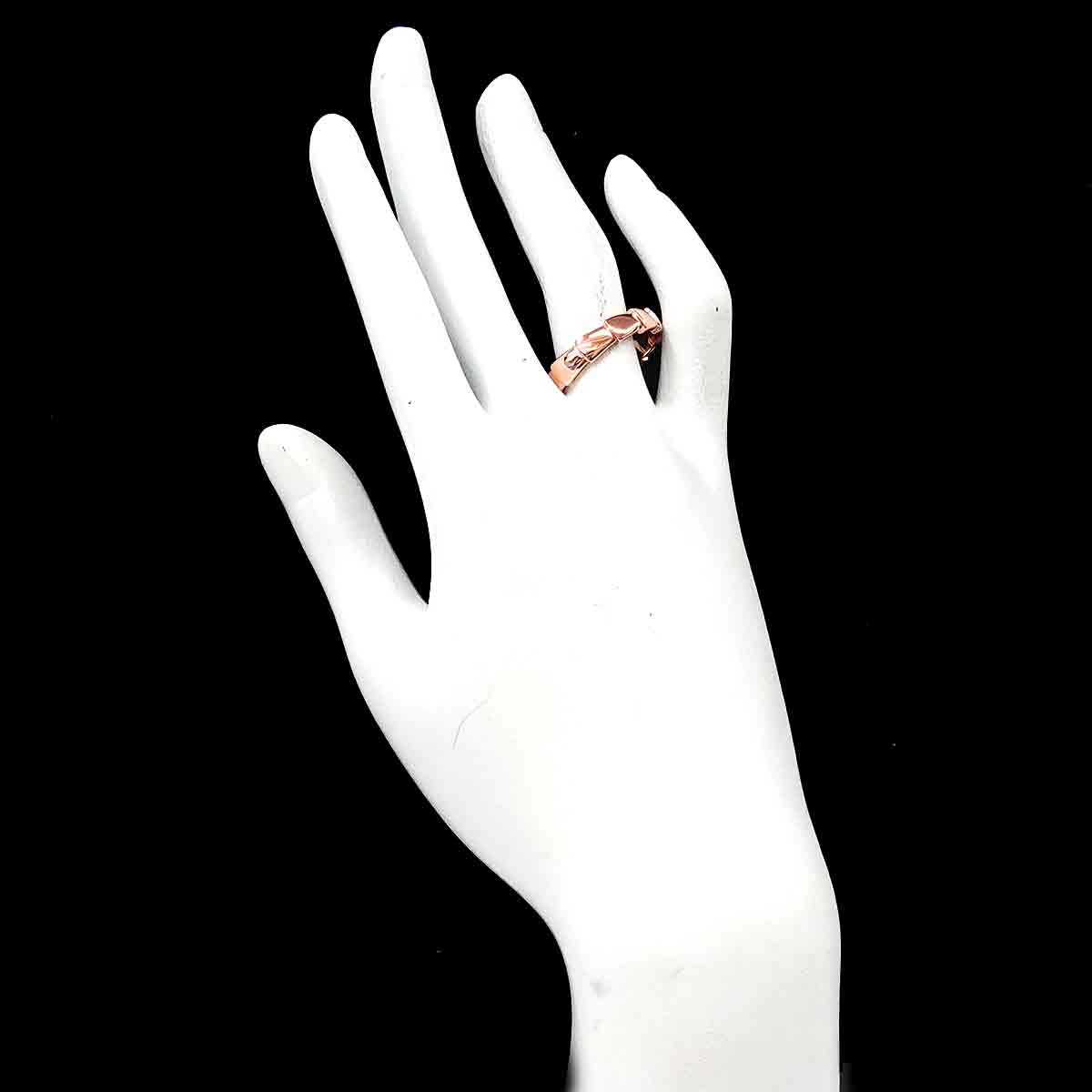 Serpenti Viper Ring 18K PG 750 size64 10.25-10.5(US)