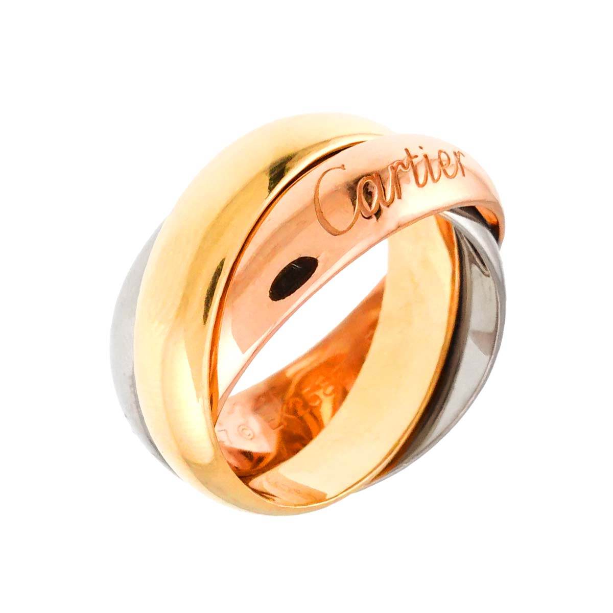 Trinity SM Ring 18K YG WG PG 750 Size47 4(US)