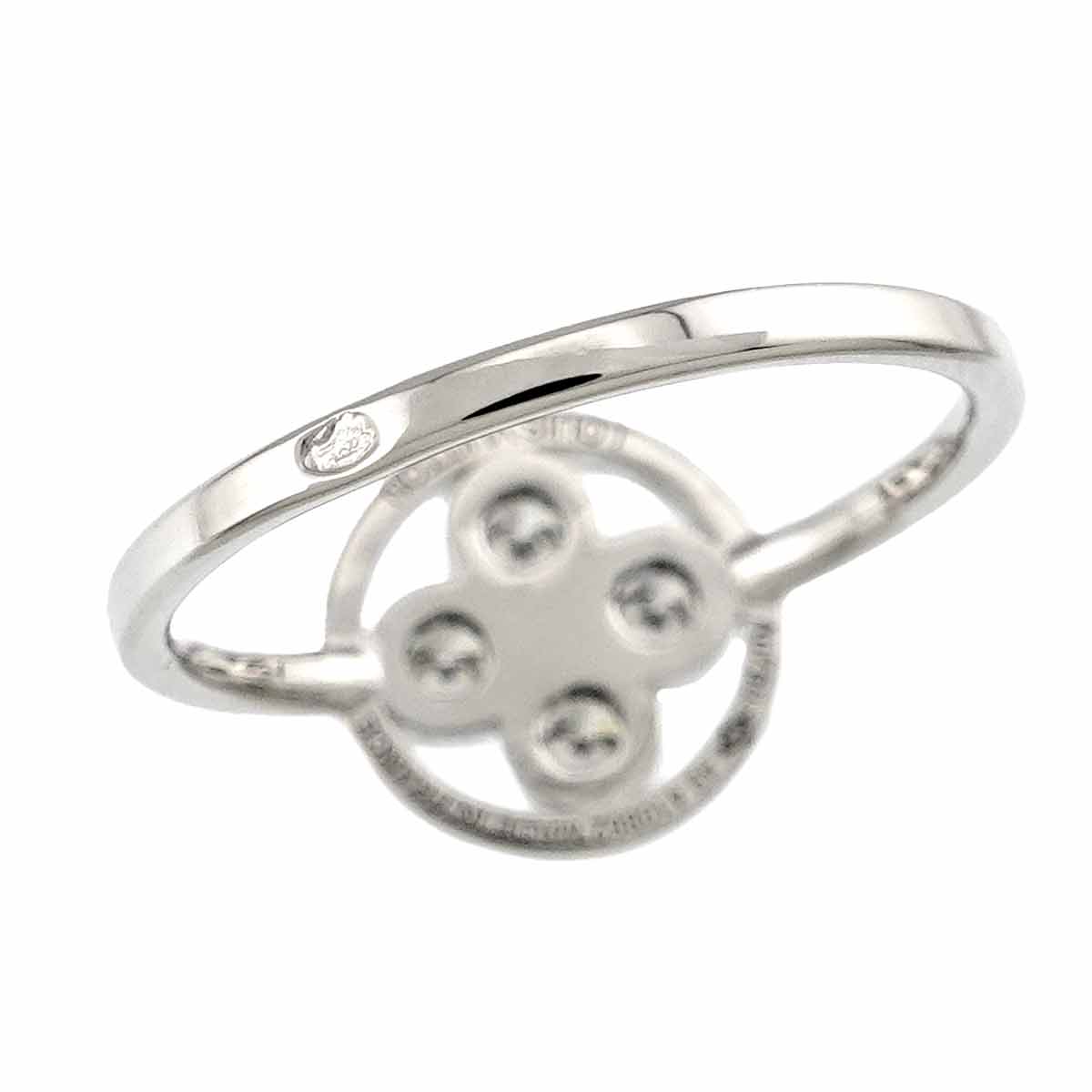 Sun Blossom Diamond Ring 18K WG 750 size49 4.75-5(US)