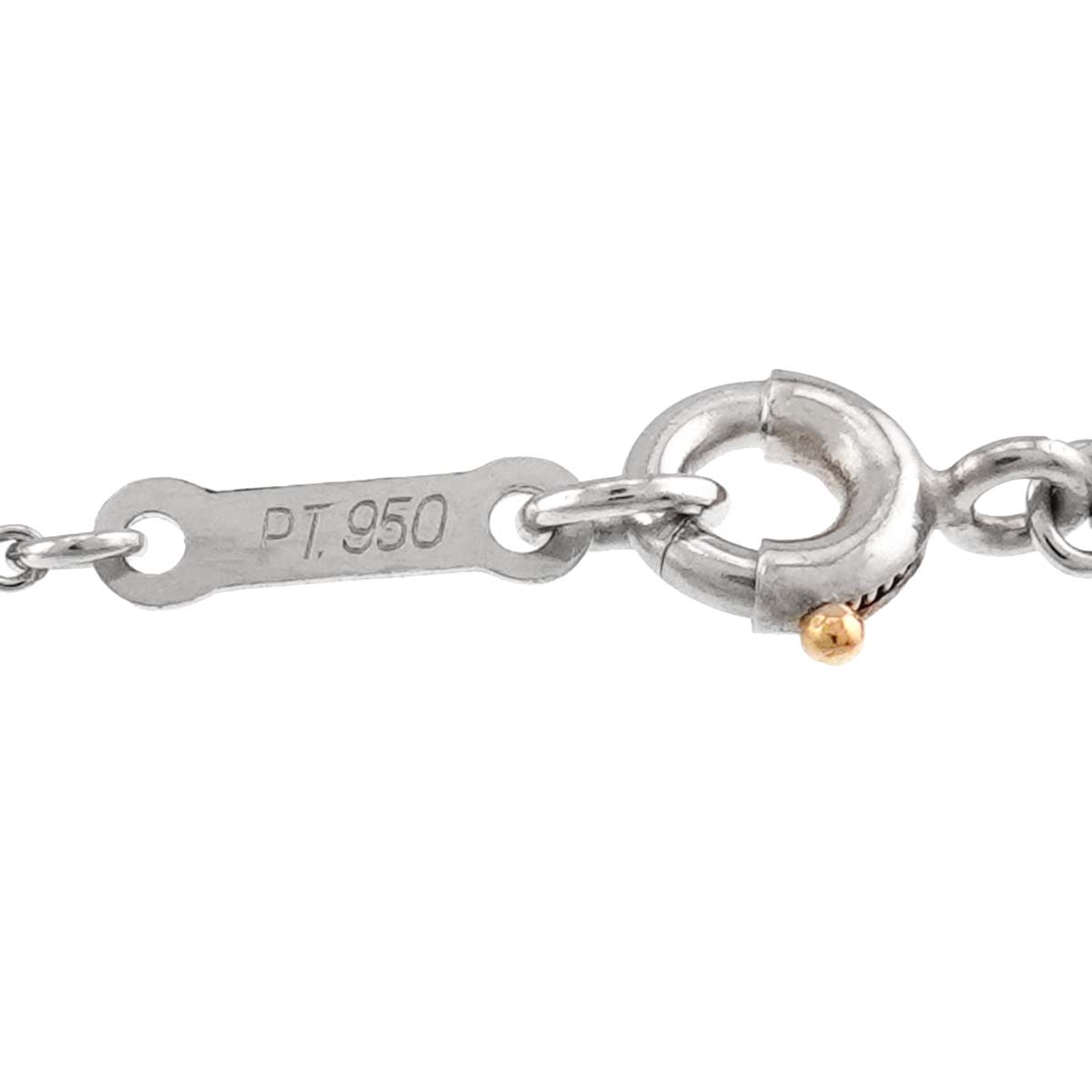 Bean Diamond Necklace Platinum