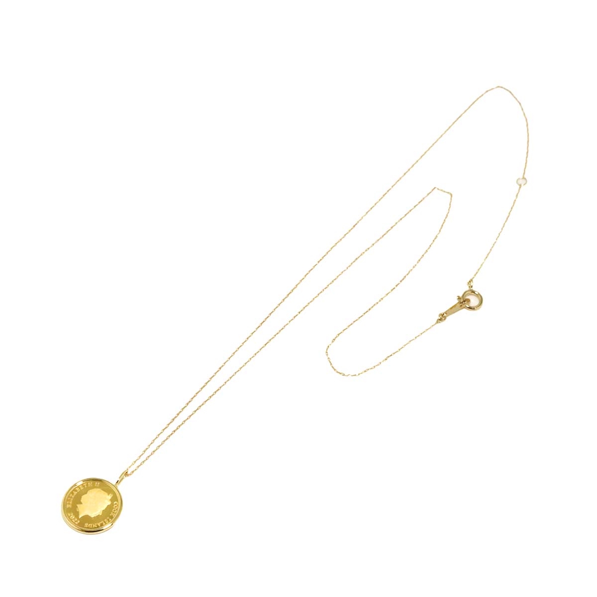 Necklace 24k 18K YG Yellow Gold 999.9 750