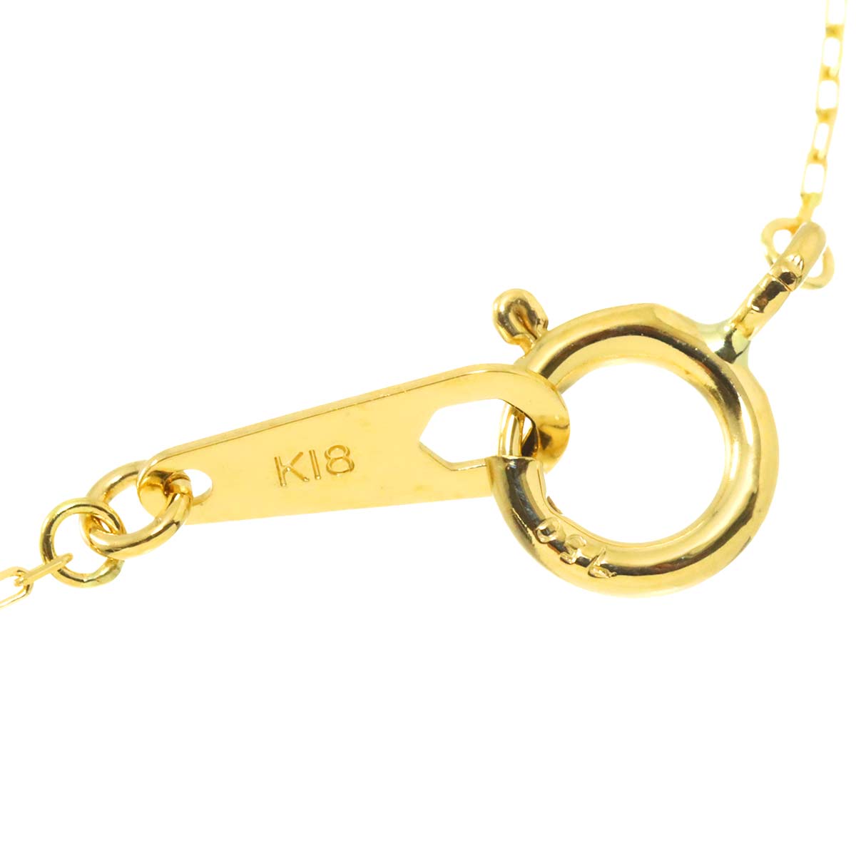 Necklace 24k 18K YG Yellow Gold 999.9 750
