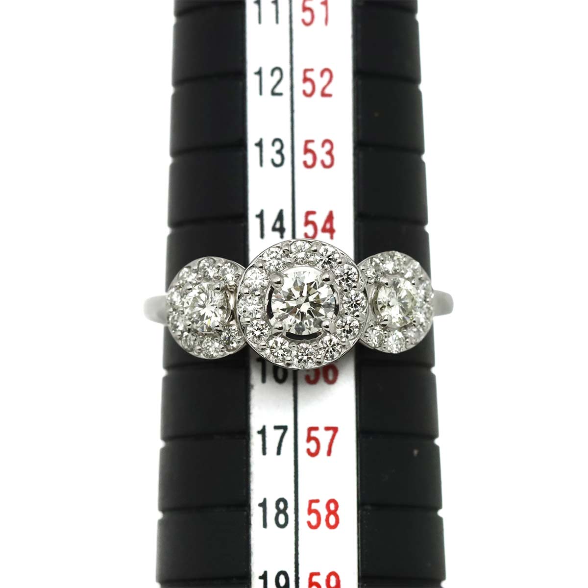 Diamond 0.75ct Ring Pt Platinum size7.25(US)