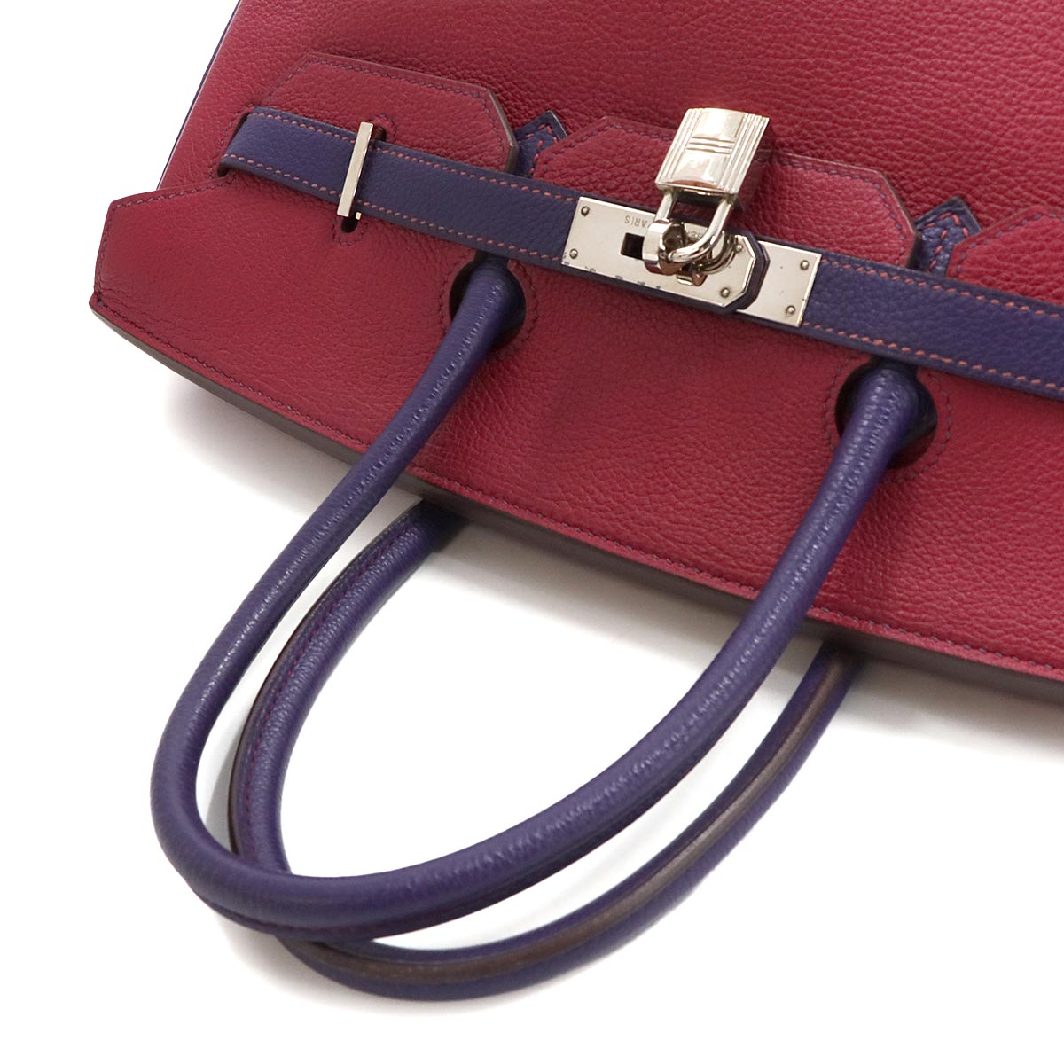 Birkin 35 Personal SPO Veau Togo Rubis Iris Hand Bag