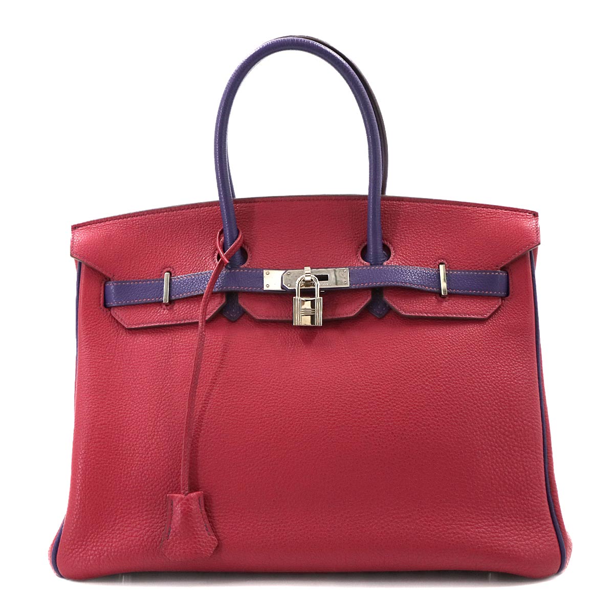Birkin 35 Personal SPO Veau Togo Rubis Iris Hand Bag