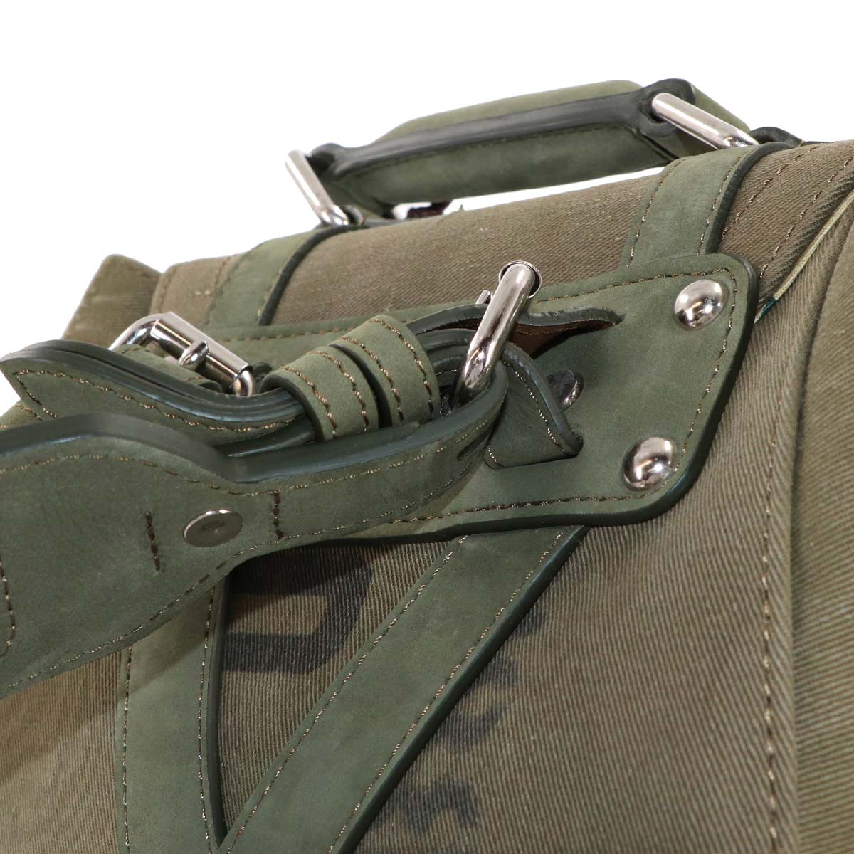 A BATHING APE Field Pack Backpack Cotton Khaki Shark