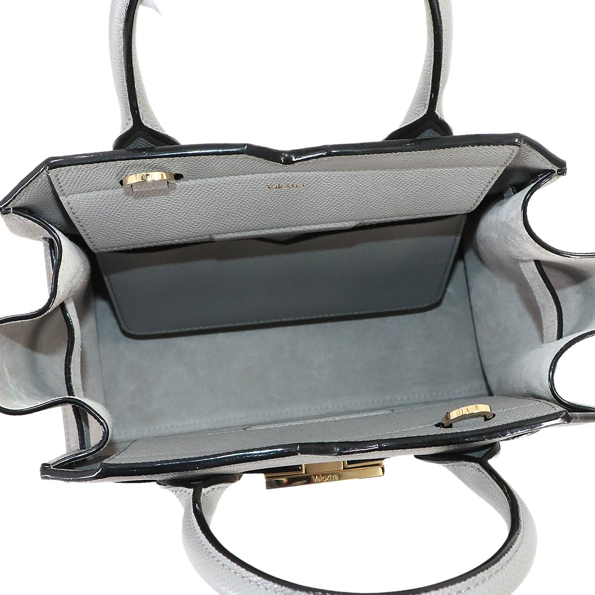 Milano Mini Hand Shoulder Bag Leather Ash Grey Purse