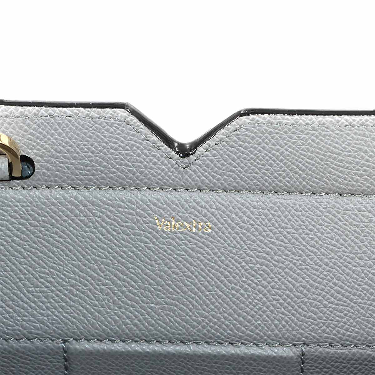 Milano Mini Hand Shoulder Bag Leather Ash Grey Purse