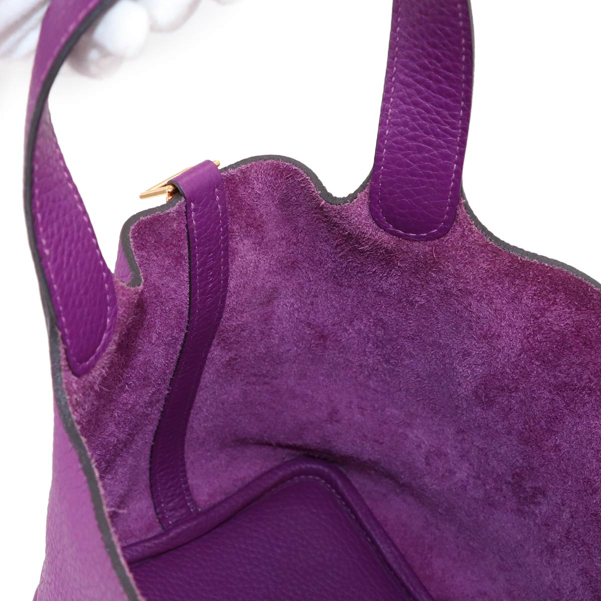Picotin Lock PM 18 Hand Bag Taurillon Clemence Anemone