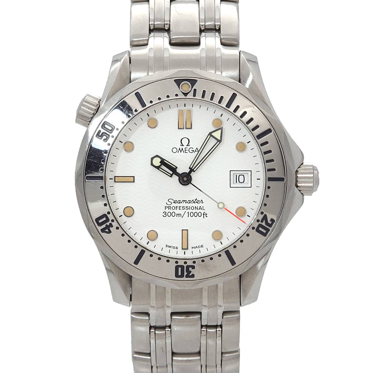 Seamaster professional 2562.20 Quartz White Dial Boys Watch