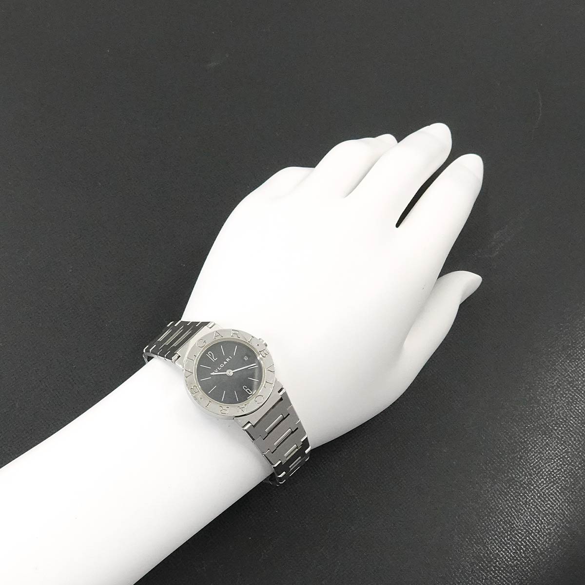 BVLGARIBVLGARI BB26SS Quartz Black Dial Ladies Watch