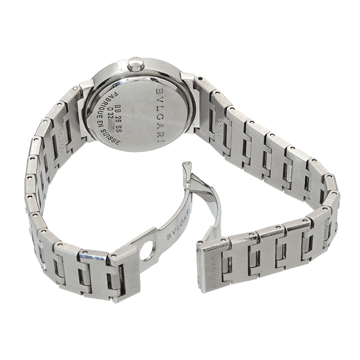 BVLGARIBVLGARI BB26SS Quartz Black Dial Ladies Watch