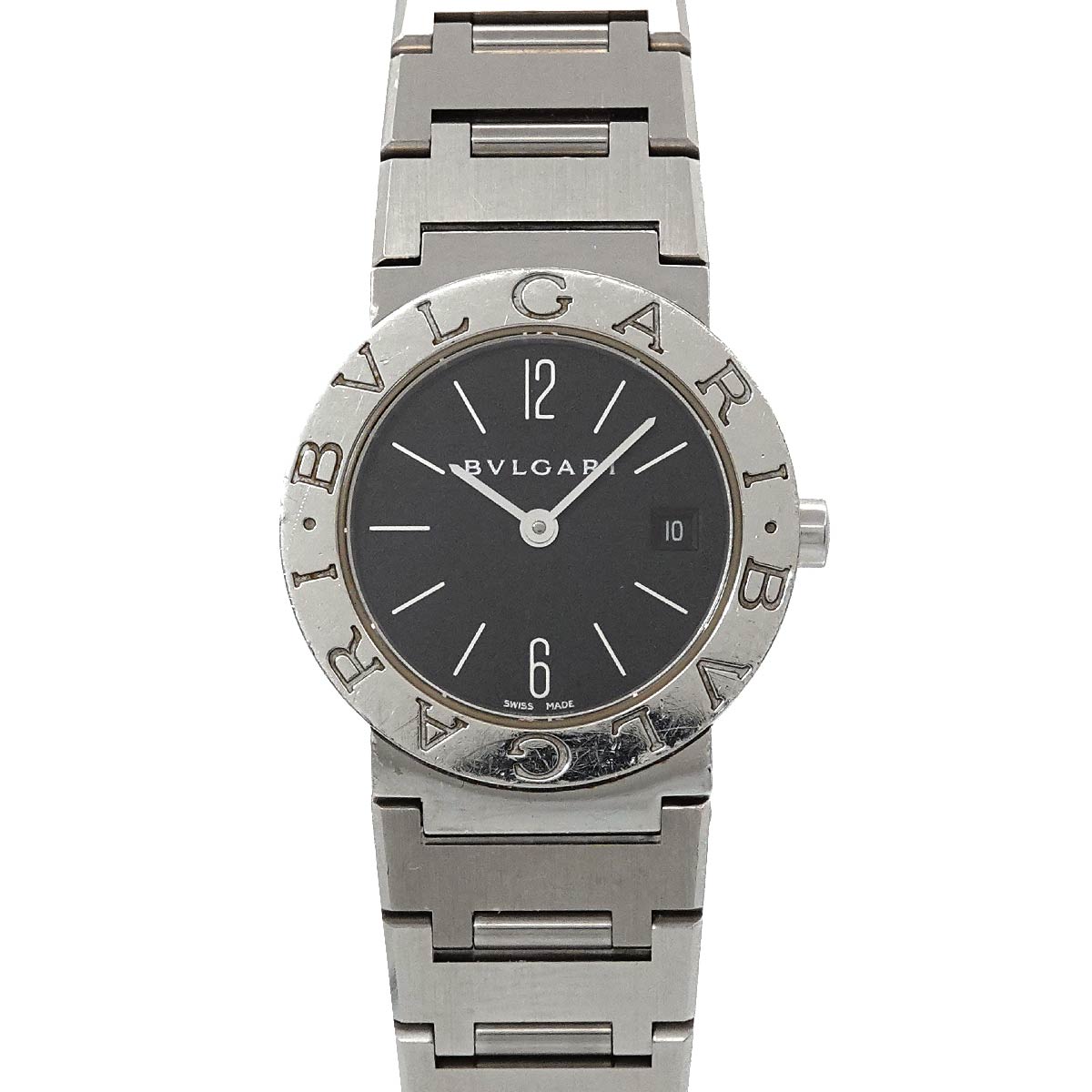 BVLGARIBVLGARI BB26SS Quartz Black Dial Ladies Watch