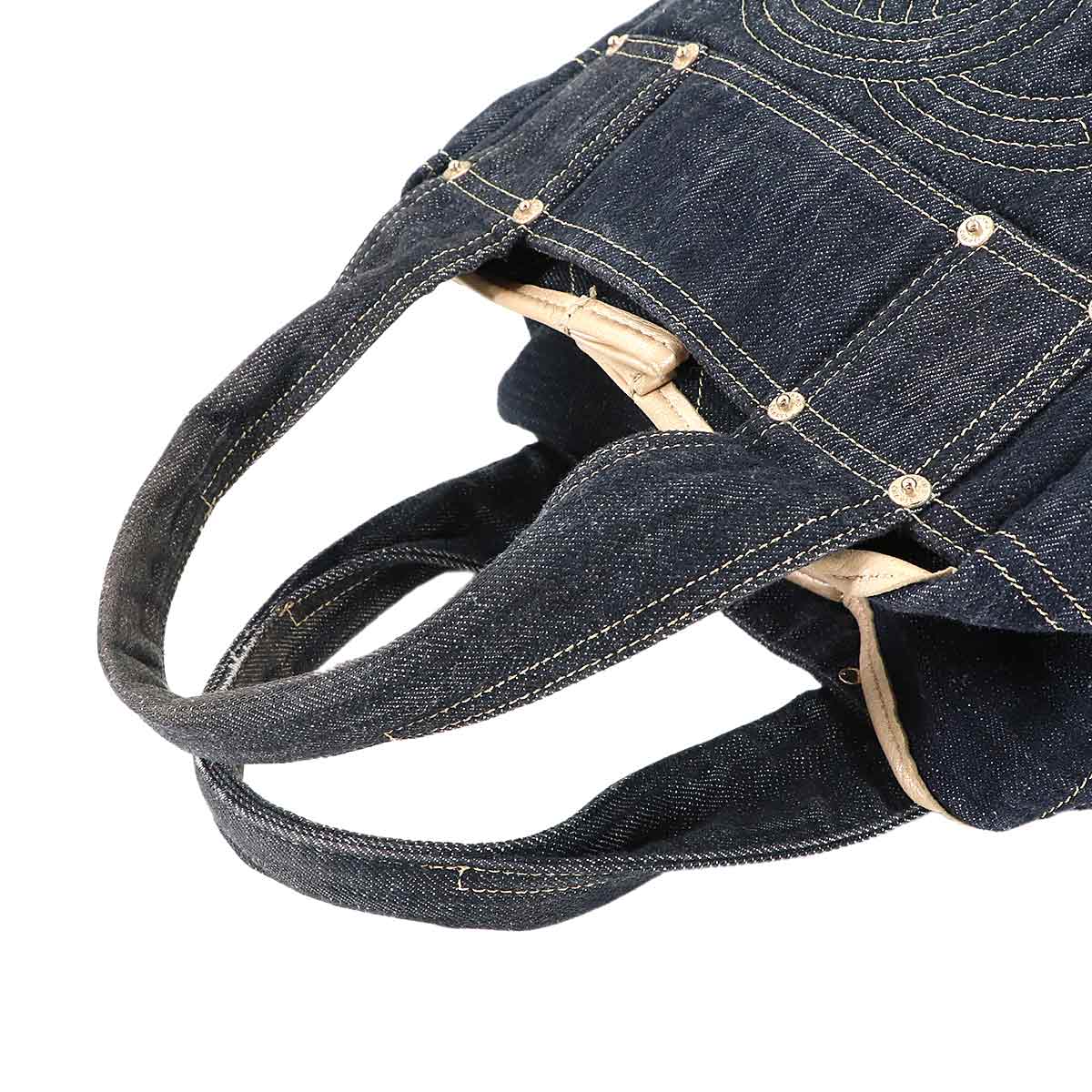 Sparkling denim Hand Bag Denim Indigo blue A31985 Purse