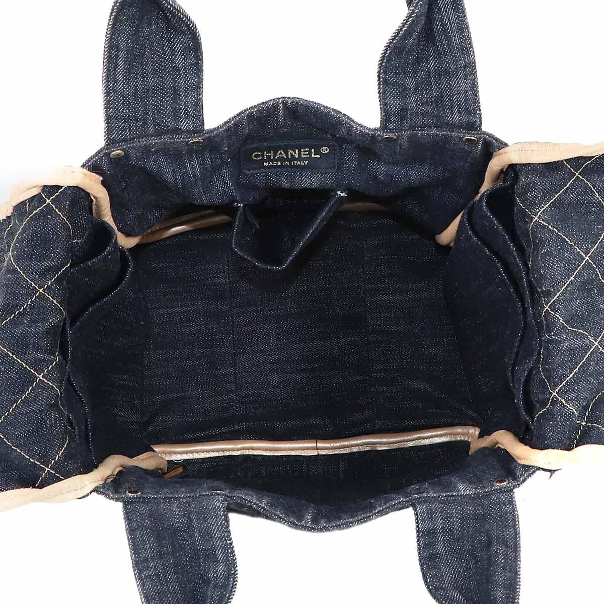 Sparkling denim Hand Bag Denim Indigo blue A31985 Purse