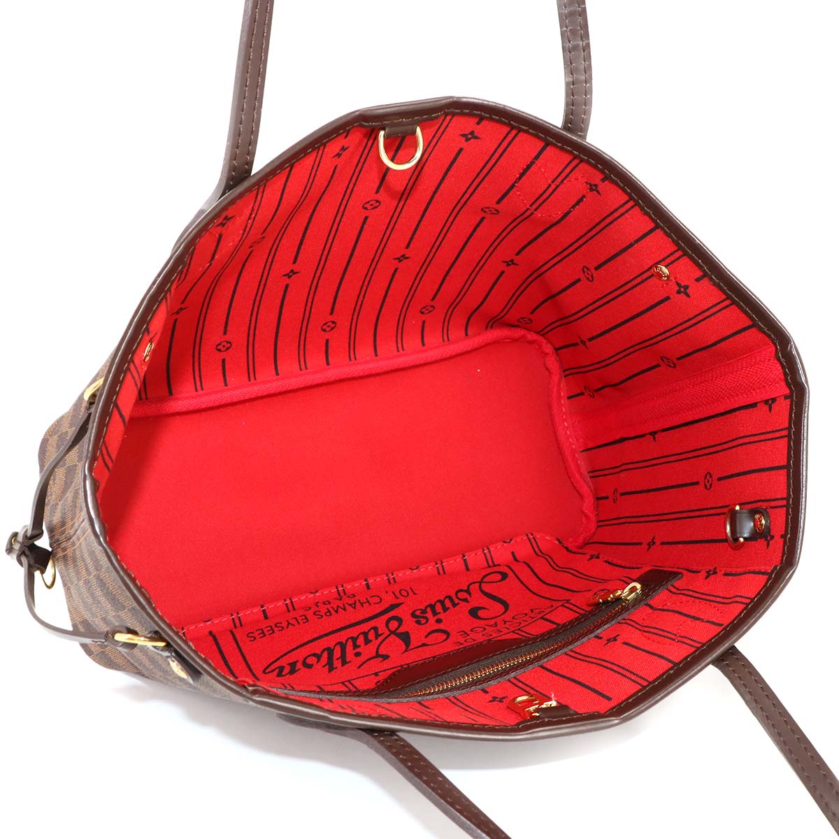 Damier Neverfull PM Tote Bag Ebene N51109 Purse