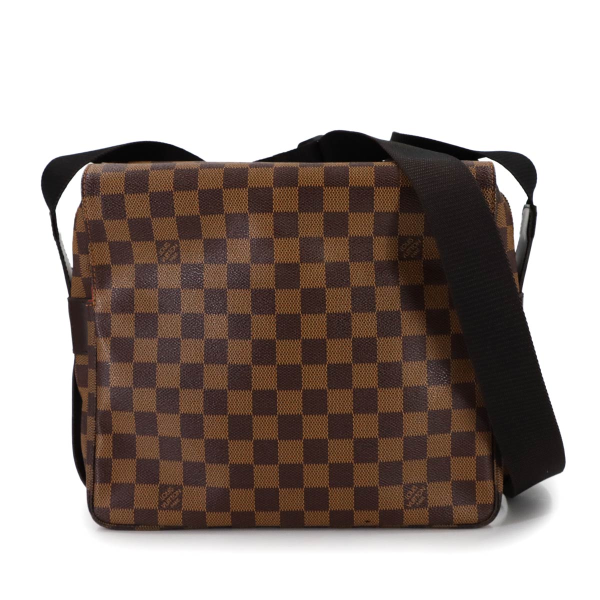 Damier Naviglio Shoulder Bag Ebene N45255 Unisex Purse