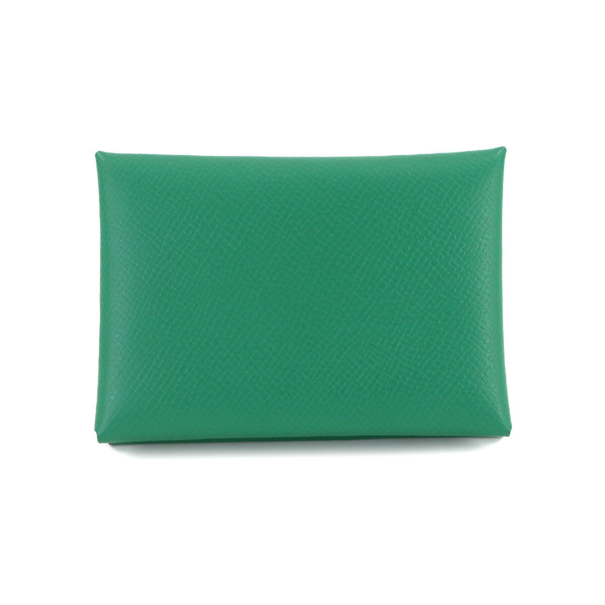 Calvi Duo Verso Card Case Epsom Vert Vertigo Jaune Milton