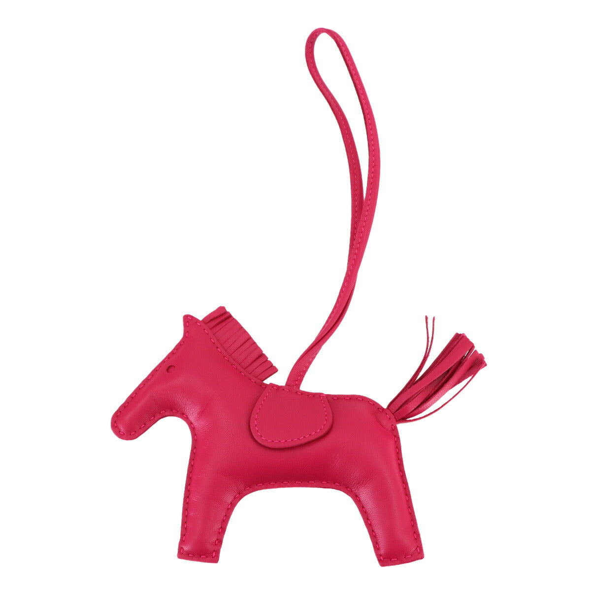 Rodeo MM Bag Charm Agneau Milo Rose Mexicoe