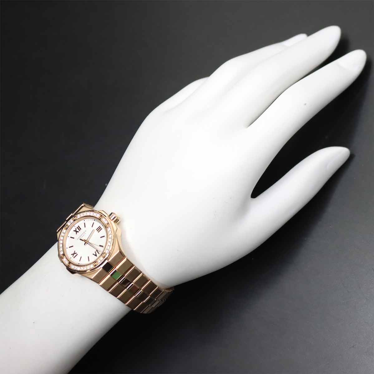 Alpine Eagle 295384-5001 K18PG Diamond Automatic Silver Dial