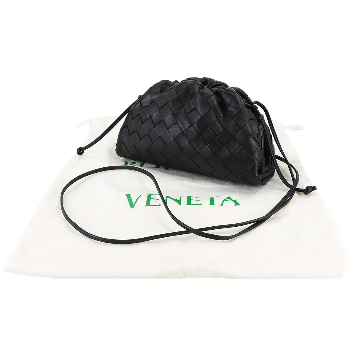 Mini Pouch Shoulder Bag Leather Black 585852 Purse