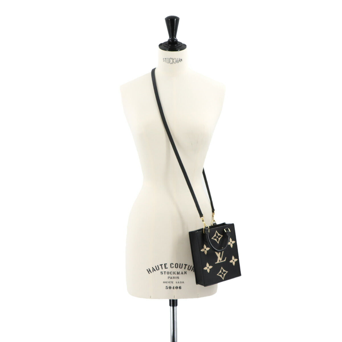 Monogram Empreinte Petit Sac Plat Black Beige M57937