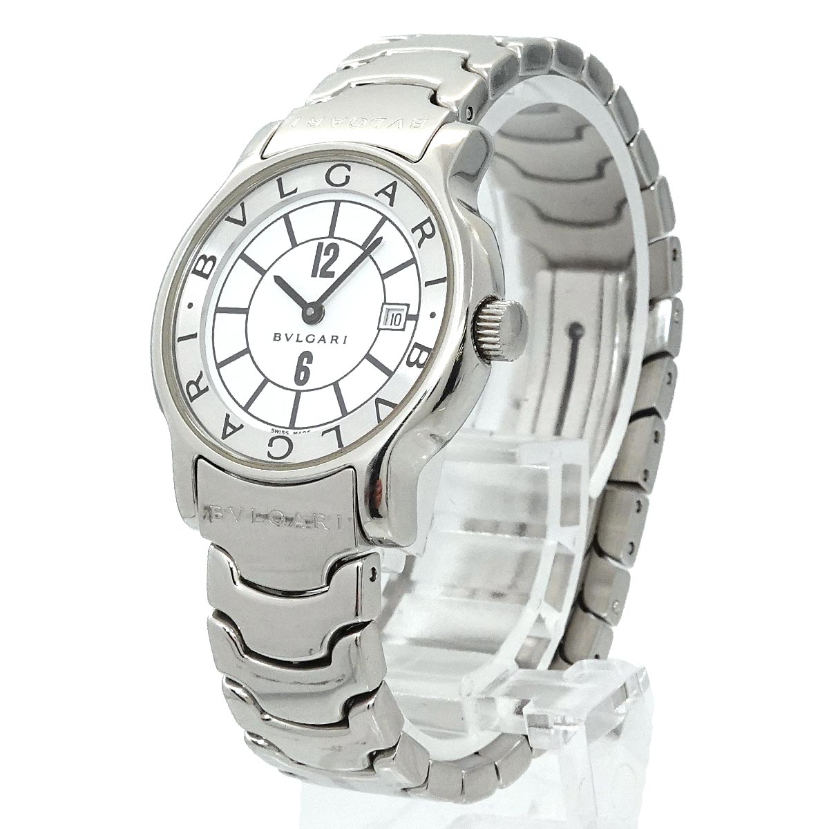 Solo tempo ST29S Date Quartz White Dial Ladies Watch
